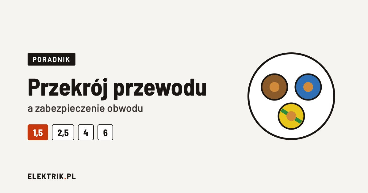 Poradnik: przekrój przewodu a zabezpieczenie obwodu