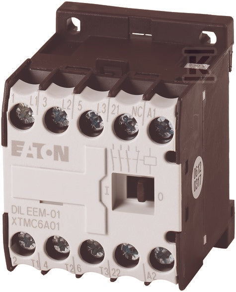 Stycznik mocy AC-3/400V:3kW 3-biegunowy DC DILEEM-01-G(24VDC)