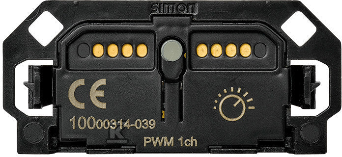 Ściemniacz do taśm LED (mechanizm 1/2, bez ramki montażowej), 120 W przy 12 Vdc / 240 W przy 24 Vdc, SIMON100