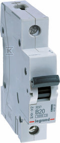 Wyłącznik nadprądowy RX3 1P B 20A 6000A