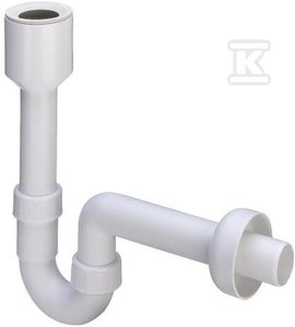 Syfon rurowy do skroplin 50 tworzywo sztuczne / biały, model 7985945