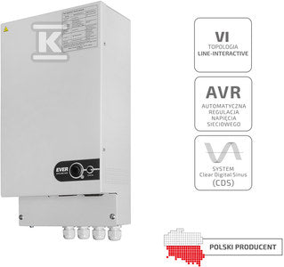 Zasilacz UPS Ever. UPS Ever Specline Avr Pro 700