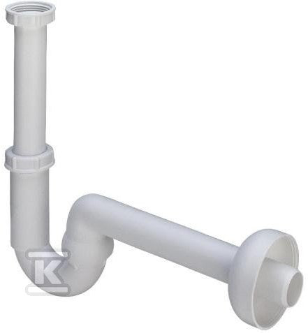 Syfon rurowy 5/4" x 32 tworzywo sztuczne / biały