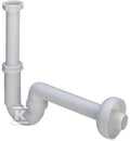 Syfon rurowy 5/4" x 32 tworzywo sztuczne / biały