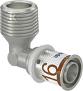 Uponor S-Press PLUS kolano z gwintem zewn. 16-R1/2"MT
