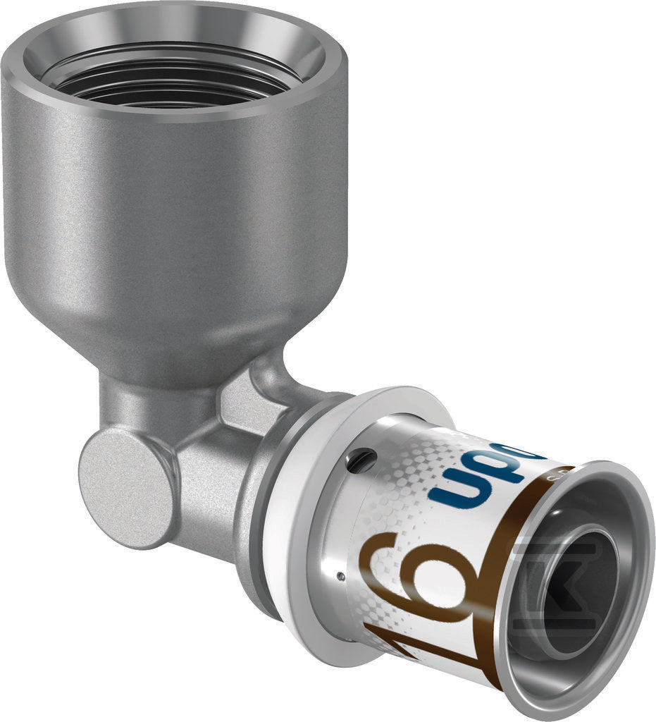 Uponor S-Press PLUS kolano z gwintem wewn. 16-Rp1/2"FT
