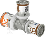 Uponor S-Press PLUS trójnik redukcyjny 20-16-16