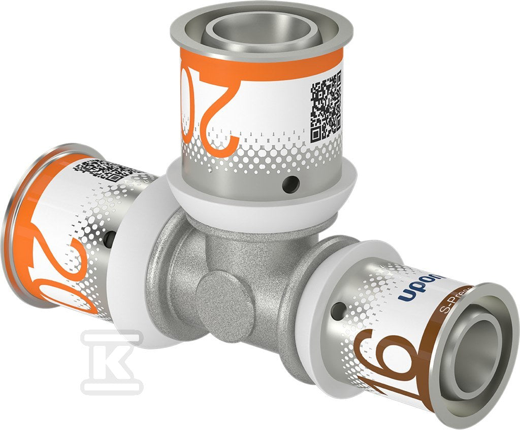 Uponor S-Press PLUS trójnik redukcyjny 20-20-16