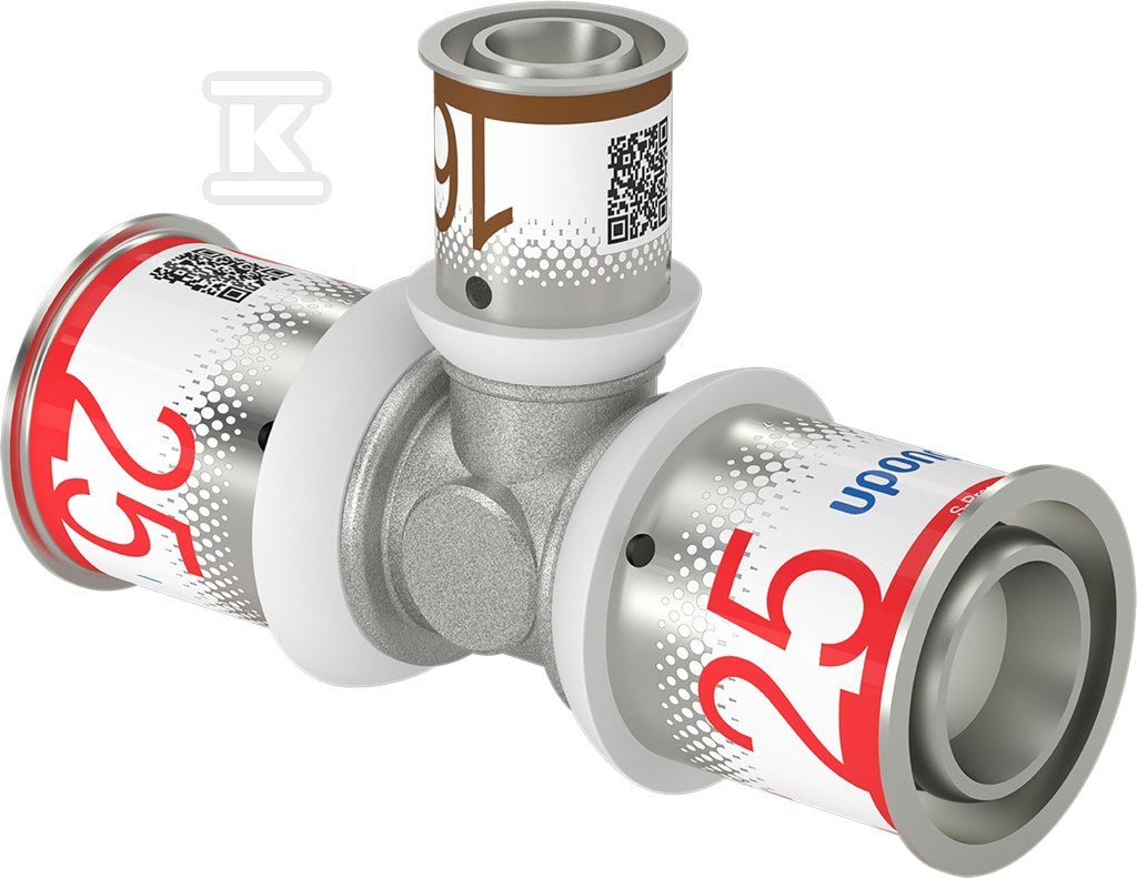 Uponor S-Press PLUS trójnik redukcyjny 25-16-25