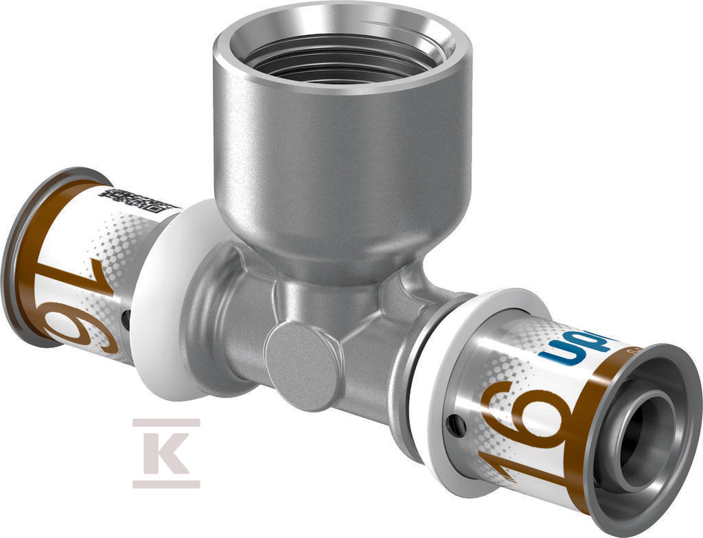 Uponor S-Press PLUS trójnik z gwintem wewn. 16-Rp1/2"FT-16