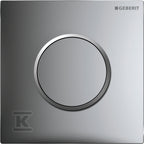 Zawór spłukujący pneumatyczny do pisuaru, ręczny, Typ 10, chrom bł.-chrom mat-chrom bł.