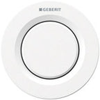 Przycisk spłukujący pneumatyczny WC Typ 10, ręczny, podtynkowy, Sigma 8 cm dwudzielny, chrom mat, easy-to-clean
