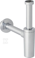 Syfon umywalkowy R 1 1/4"x40 mm, chrom błyszczący