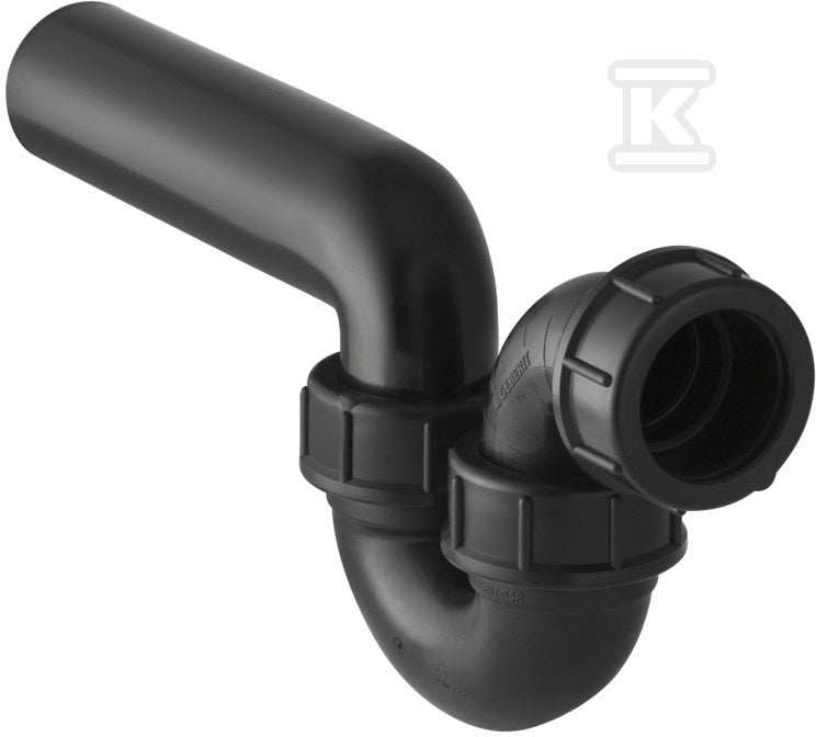 Syfon PE poziomy d50 / 56