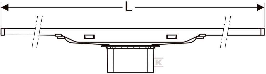 Rynna zbiorcza CleanLine20 odpływu liniowego do pryszniców, 130cm