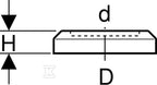 Rozetka biała d110