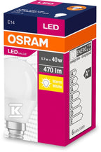 Żarówka LED VALUE CLP40 E14 5,5W 2700K 470lm 230V 827