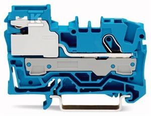 Złączka 1-przewodowa rozłączalna N 6mm Push-in CAGE CLAMP 6,00mm niebieski