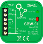 Sterownik bramowy WI-FI 1-kanałowy dwukierunkowy typ: SBW-01, SUPLA