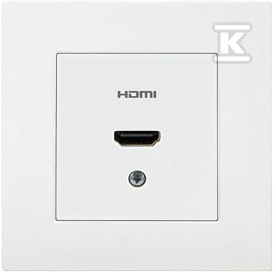 Gniazdo HDMI KARRE biały