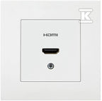 Gniazdo HDMI KARRE biały
