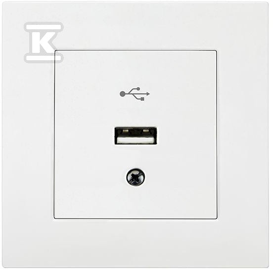 Gniazdo USB KARRE biały