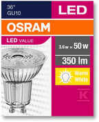 Żarówka LED VALUE PAR16 GU10 4,3W=50W 3000K 350lm 830 230V