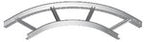 Łuk drabinki 90° LDP/LDOP400H60 N, grubość blachy 1,5 mm E90