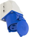 Gniazdo stałe 16A 3P+Z+N 400V, obudowa mała IP44