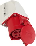 Gniazdo stałe 16A 3P+Z+N 400V, obudowa mała IP44