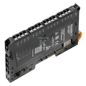 Moduł wyjściowy cyfrowy (I/O), Moduł wyjściowy cyfrowy, PUSH IN, 24 V DC +20 %/ -15 %, z magistrali systemowej, -20 °C...60 °C, UR20-16DO-P