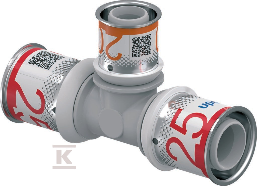 Uponor S-Press PLUS trójnik redukcyjny PPSU 25-20-25