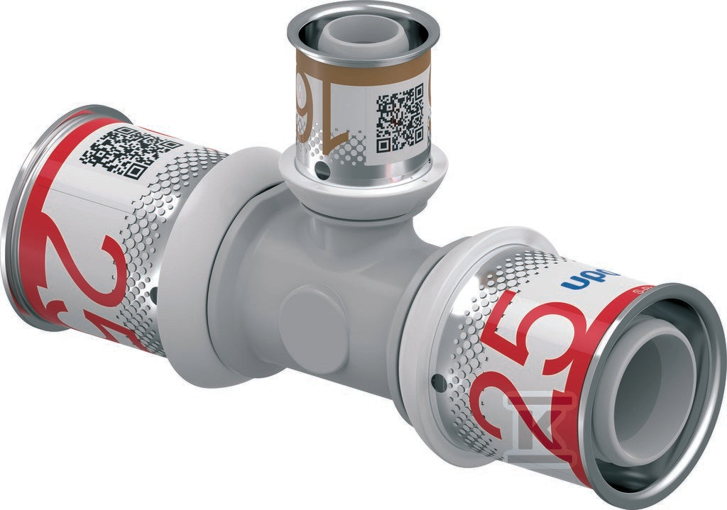 Uponor S-Press PLUS trójnik redukcyjny PPSU 25-16-25