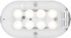 Oprawa kanałowa LED, Oval Pro 3,4W, 4000K, 370lm, IP44, biała