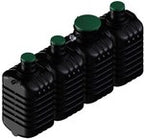 Oczyszczalnia biologiczna ACTIBIO6 (1-6 RLM), technologia SBR z osadem czynnym, przepustowość 1.35m3/dobę, 2 zbiorniki 2700L+2700L, zewnętrzna skrzynka sterująca