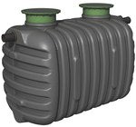 Osadnik gnilny EPURBIO4 z filtrem biologicznym, RLM4, 2100L, pokrywy teleskopowe D400 H500