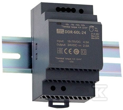 Przetwornica 60W 18~75V-5V 12A