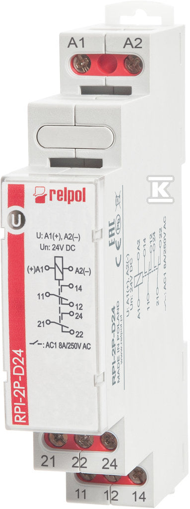 Przekaźnik instalacyjny RPI-1P-A24