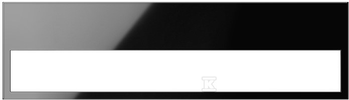 Ramka minimal 4-krotna, czarny, SIMON100