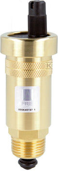 Odpowietrznik automatyczny, pionowy PrimoVent G3/8" z Aquastop i zaworem stopowym R1/2"