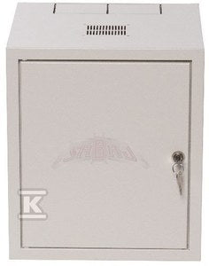 Szafa wisząca 10" 6Ux310x300 mm IP 30, drzwi pełne, RAL 7035