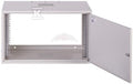 Szafa wisząca SIMPLE 19" 6Ux555x400 mm IP 30, ściany boczne pełne, drzwi pełne RAL 7035