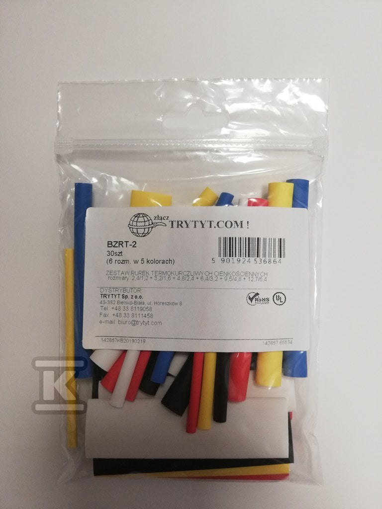 Zestaw rurek termokurczliwych