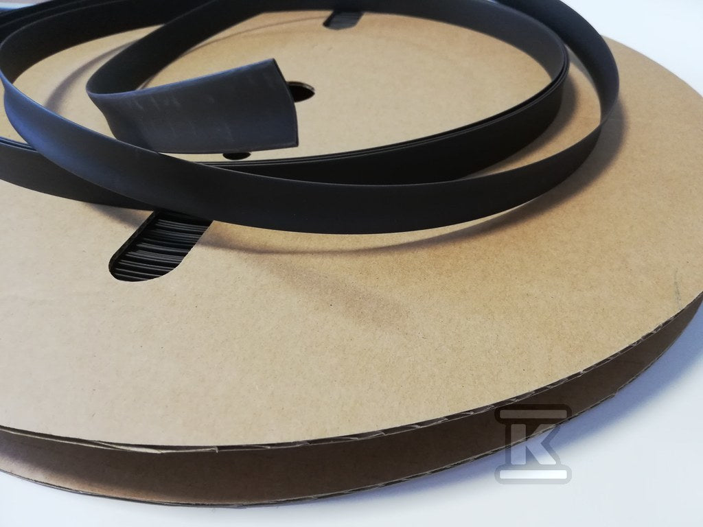 Rurka termokurczliwa 19,0/9,5 - czarna na szpuli / szt=100mb