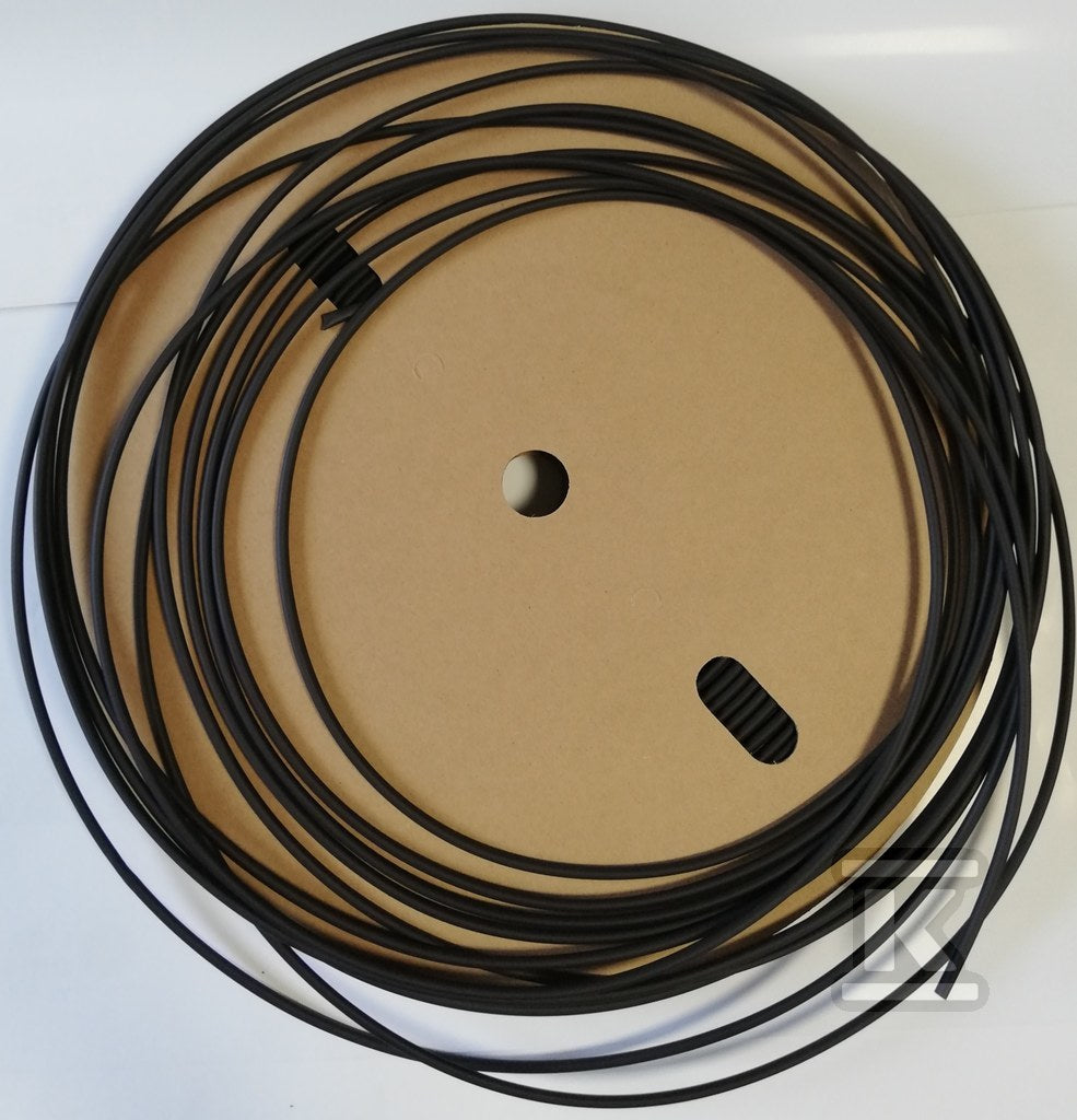 Rurka termokurczliwa 3,2/1,6 - czarna na szpuli / szt=200mb