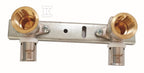 Płytka montażowa 100mm z kolankami press GW 16mm x 1/2" Onnline