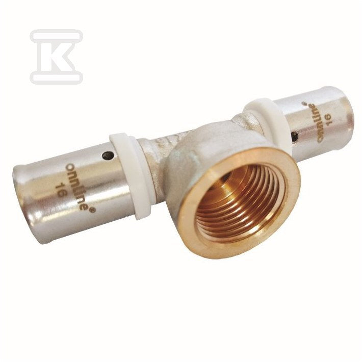 TRÓJNIK ZAPRASOWYWANY GW 20MM X 1/2" profil U