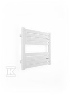 Grzejnik łazienkowy ONNLINE PBV 540x510, moc grzewcza: 258W (75/65/20), rozstaw: 500mm, typ podłączenia: SX (wyłącznie dolne na kolektorach), kolor biały RAL9016, wymiary: H=510, L=540