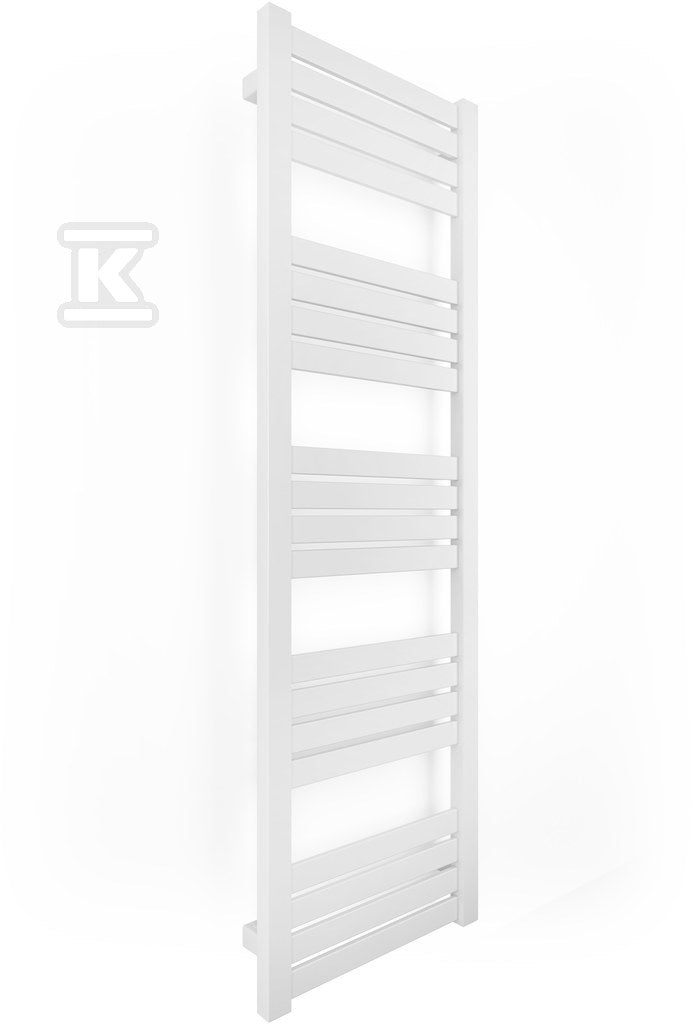Grzejnik łazienkowy ONNLINE PBV 440x1410, moc grzewcza: 535W (75/65/20), rozstaw: 400mm, typ podłączenia: SX (wyłącznie dolne na kolektorach), kolor biały RAL9016, wymiary: H=1410, L=440