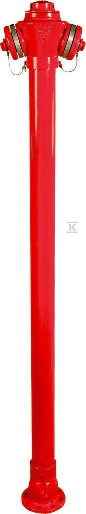 Hydrant zewnętrzny nadziemny HN3 DN80 H=2150mm, PN10, GJL-żeliwo szare, pojedyncze zamknięcie, kolumna stalowa
